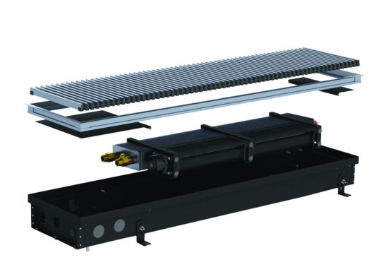 Internal floor convectors